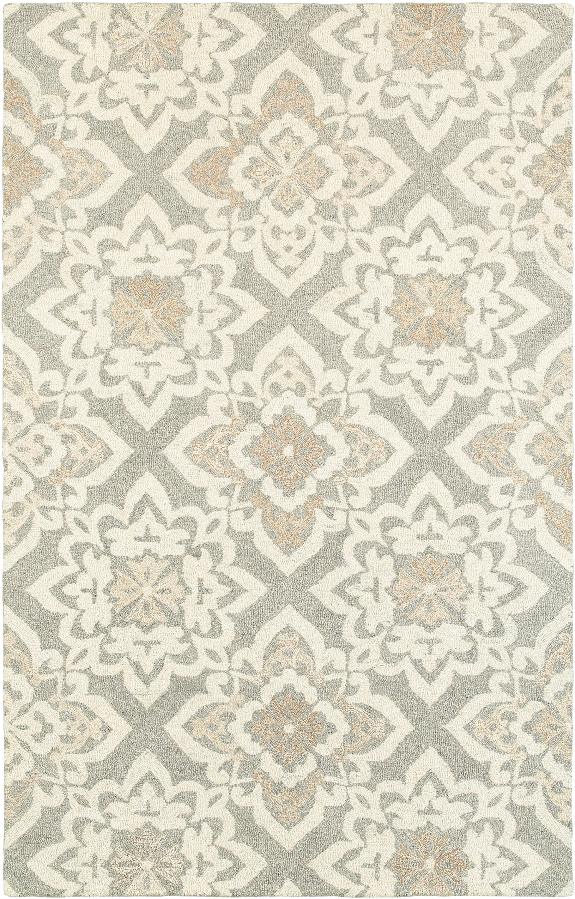 Willow Point Gray 5' x 8' Rug - Image 1