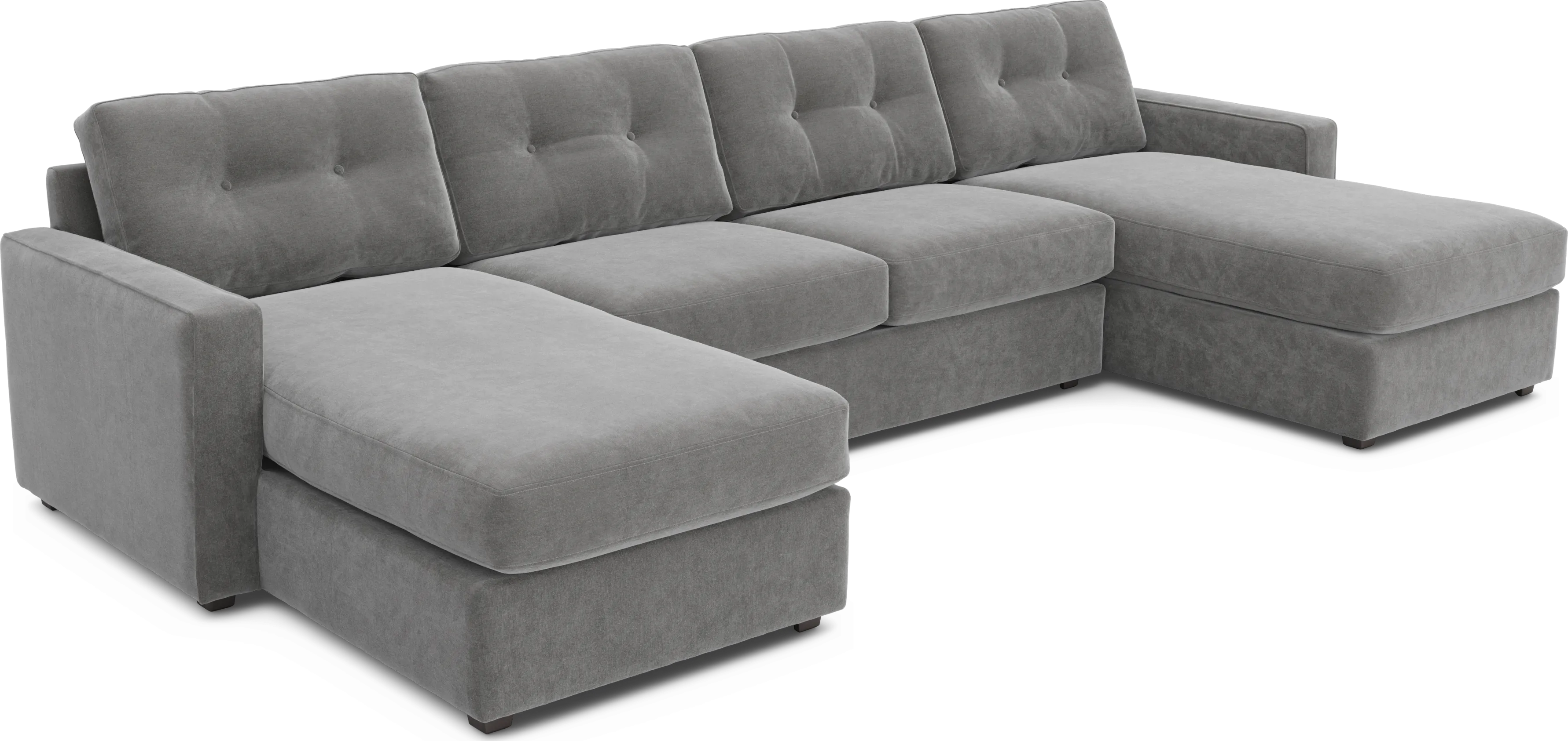 Gray 3 Pc ModularOne Gel Foam Sleeper - Thumbnail - Image 1