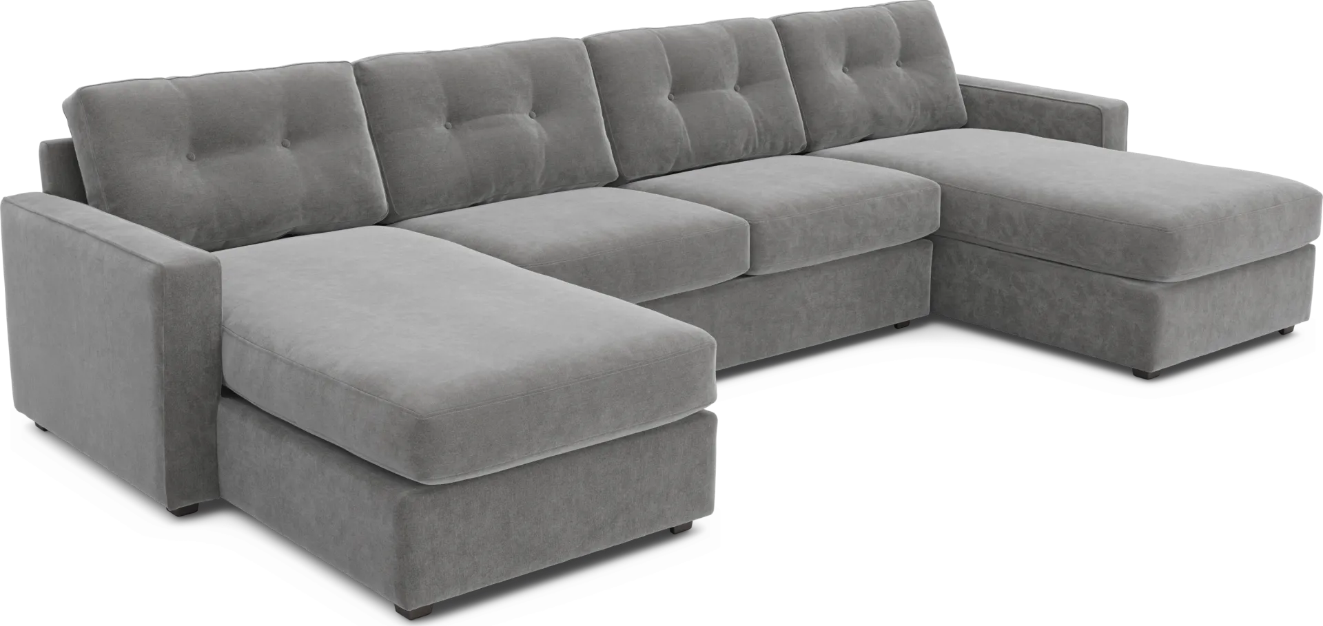 Gray 3 Pc ModularOne Gel Foam Sleeper - Image 1