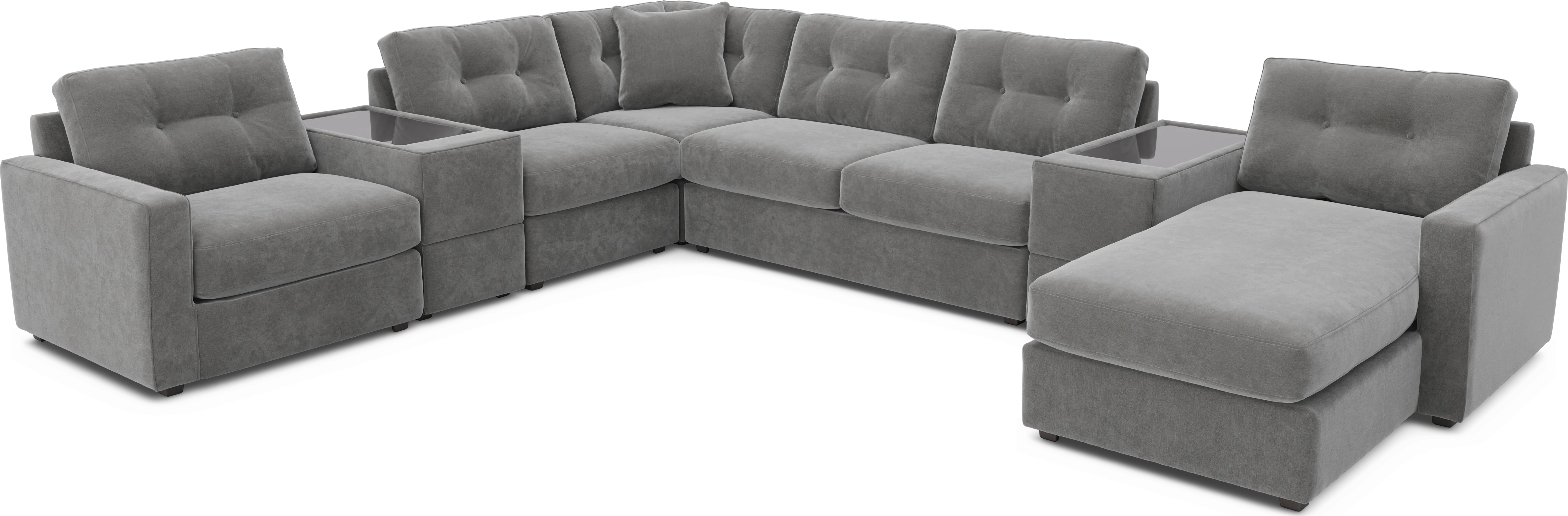 Ash 7 Pc ModularOne Gel Foam Sleeper - Thumbnail - Image 1