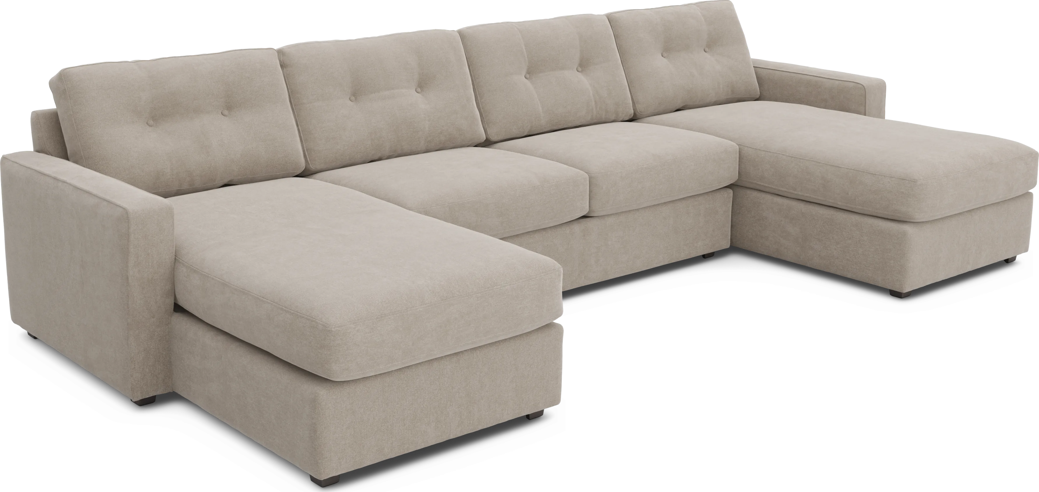 Beige 3 Pc ModularOne Gel Foam Sleeper - Thumbnail - Image 1