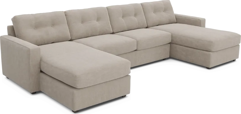 Beige 3 Pc ModularOne Gel Foam Sleeper