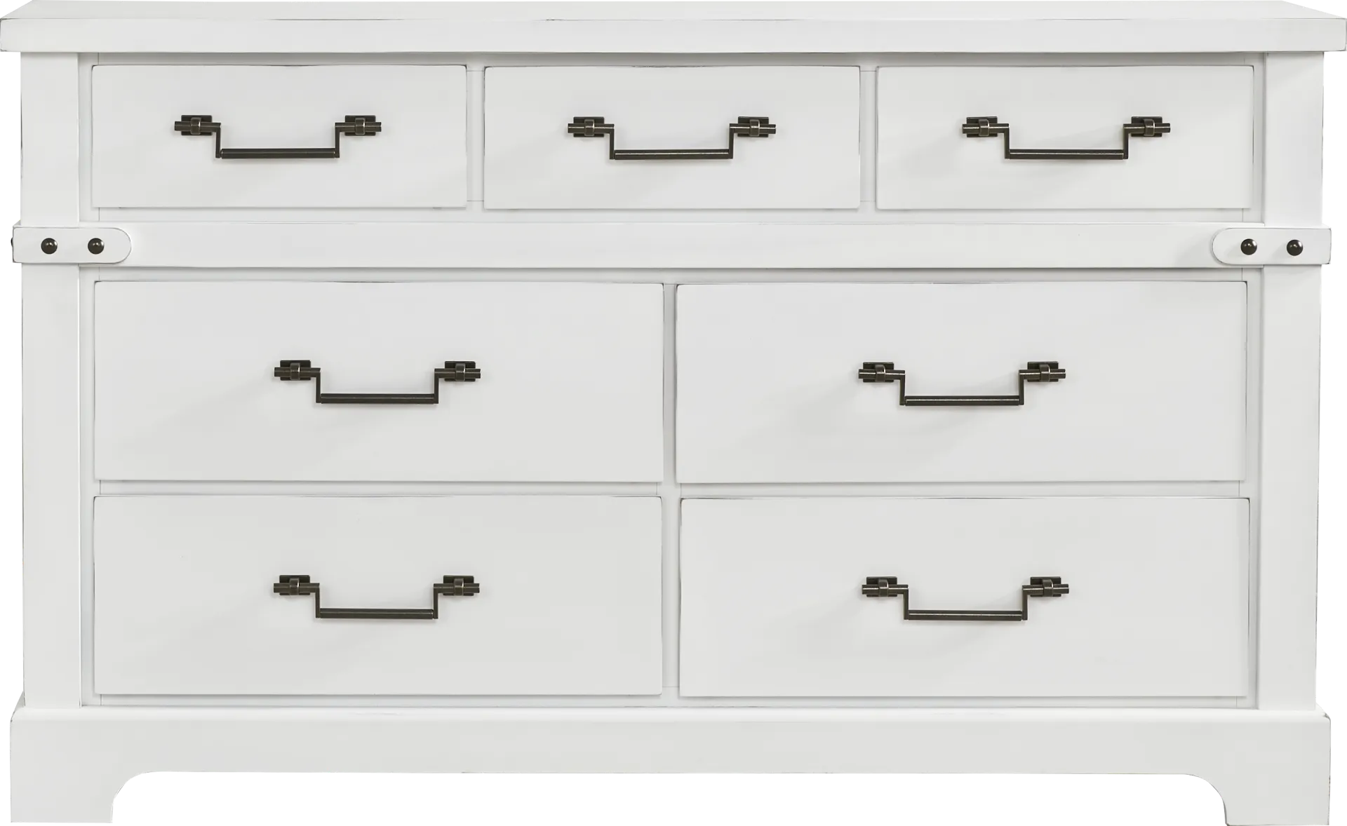 Fairhaven White 7 Pc Queen Panel Bedroom - Image 5