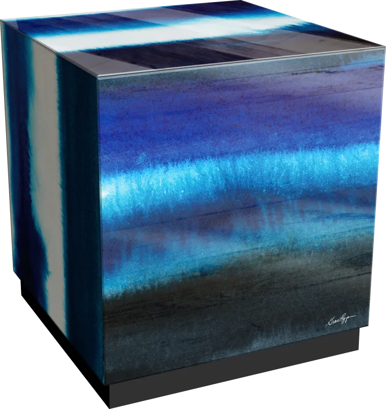 Chivira Blue Accent Table