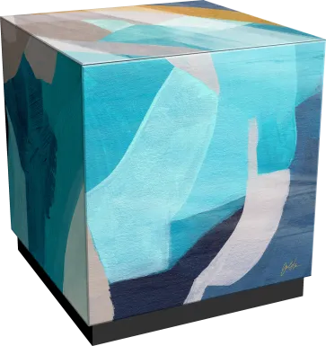 Durazno Blue Accent Table