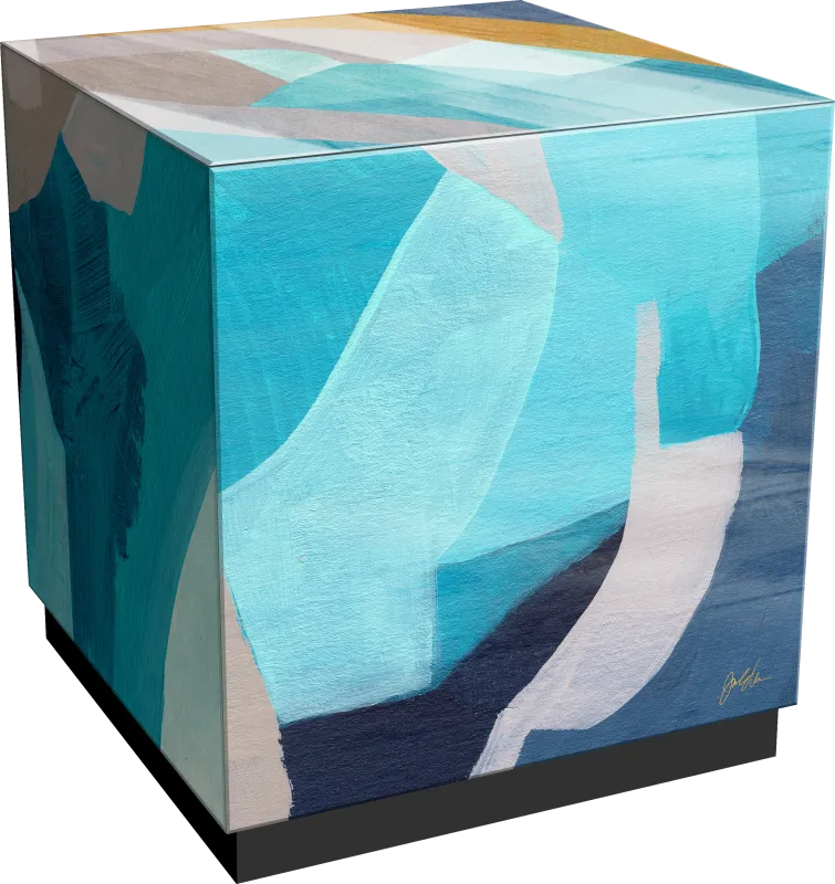 Durazno Blue Accent Table