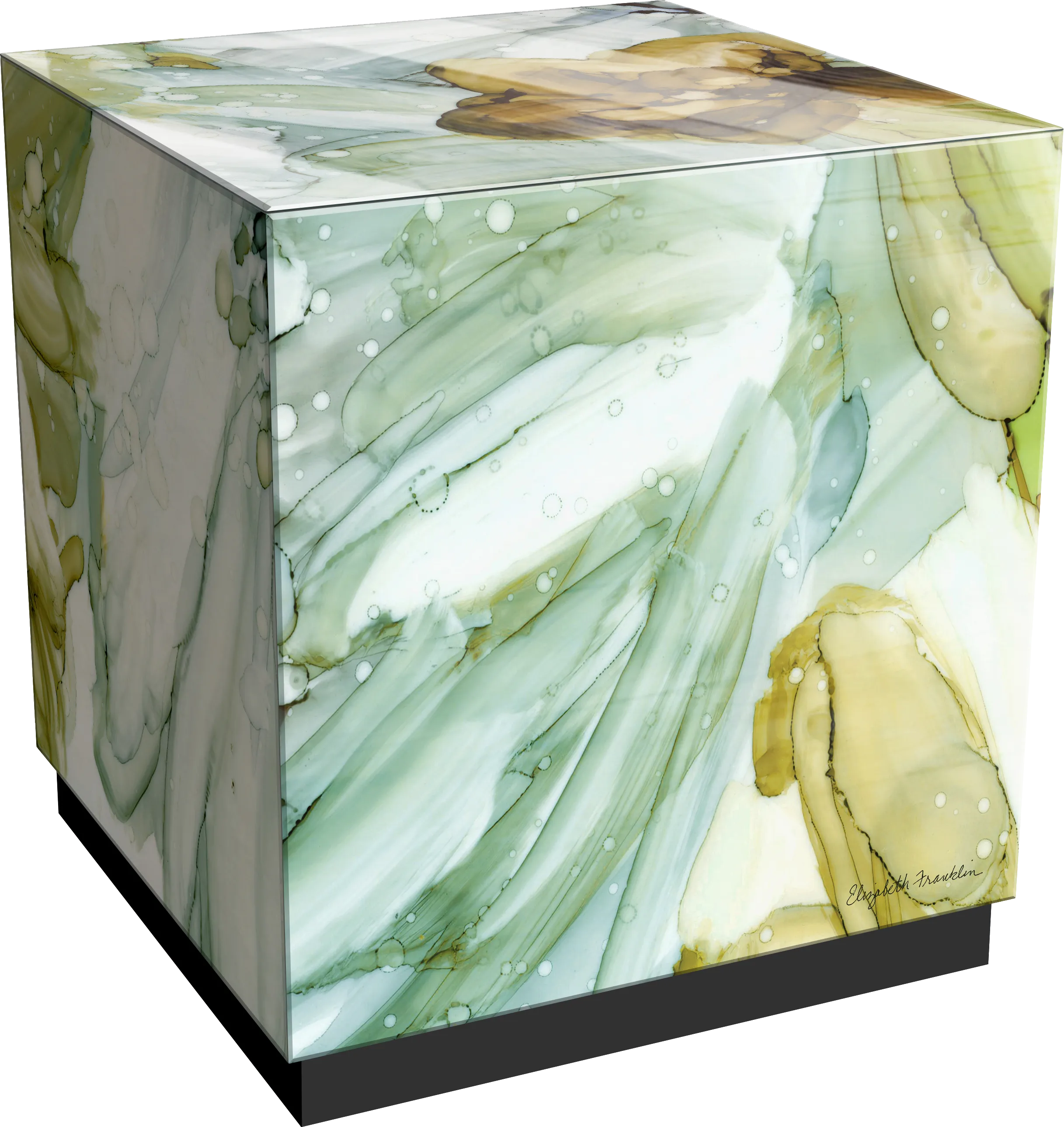 Lambrose Green Accent Table - Thumbnail - Image 1