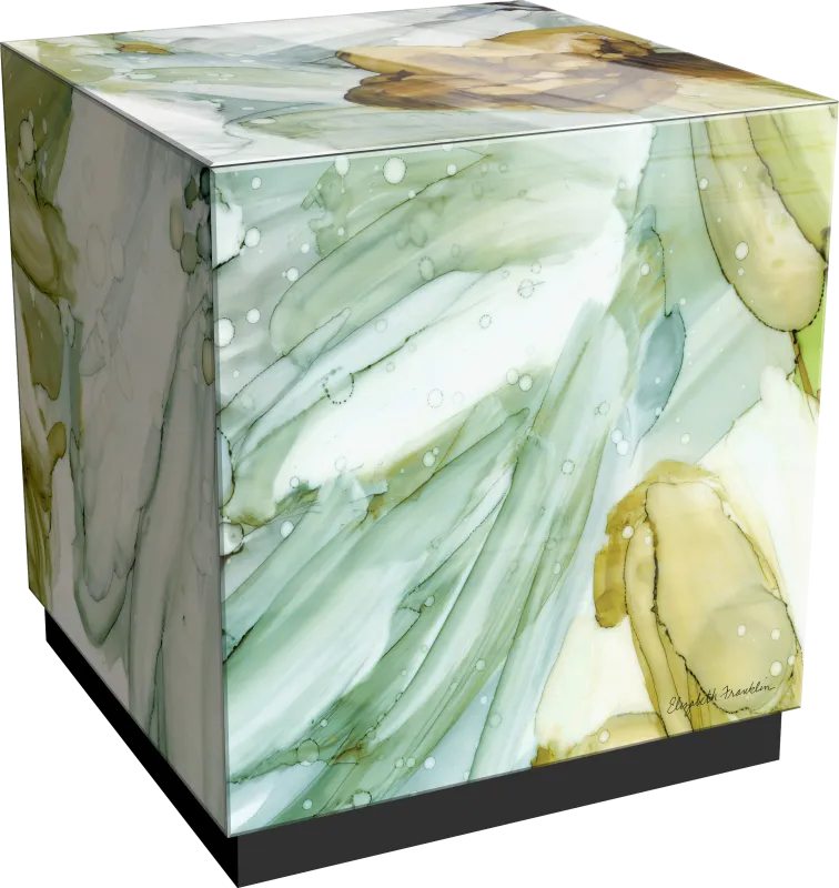 Lambrose Green Accent Table