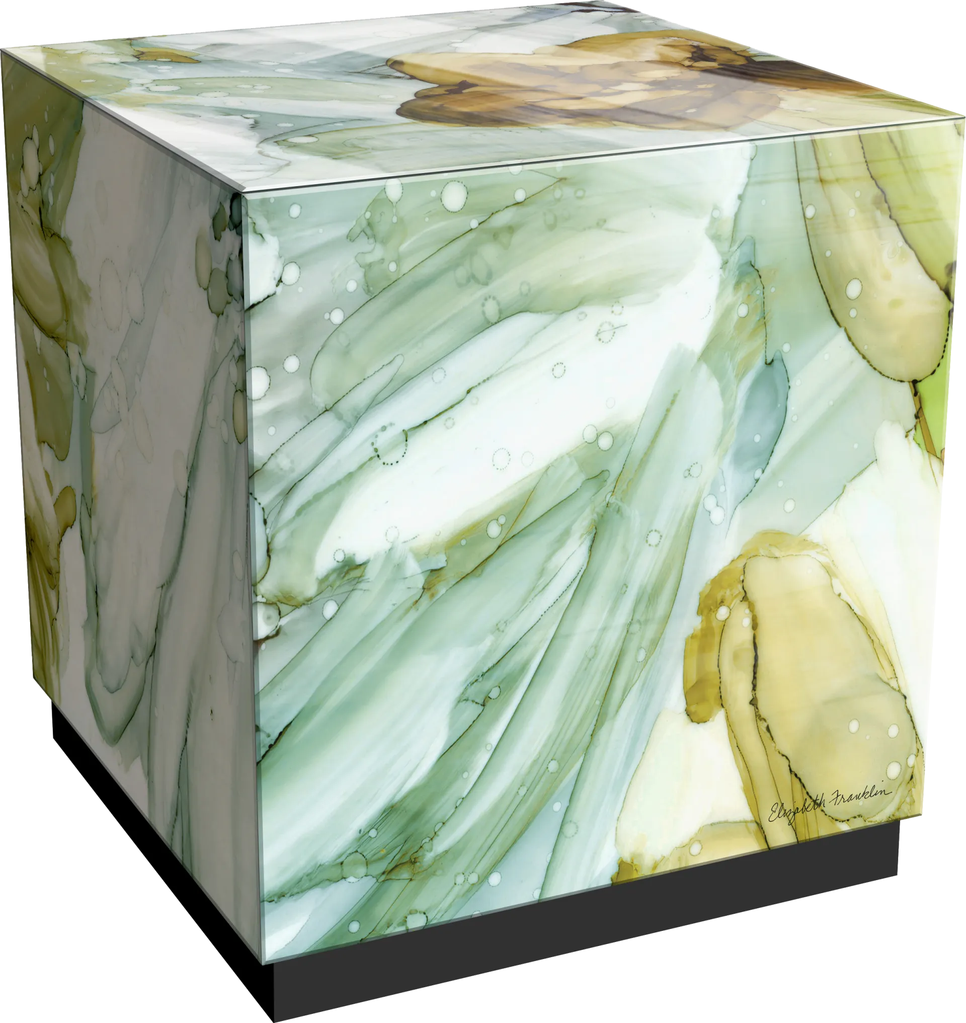 Lambrose Green Accent Table - Image 1