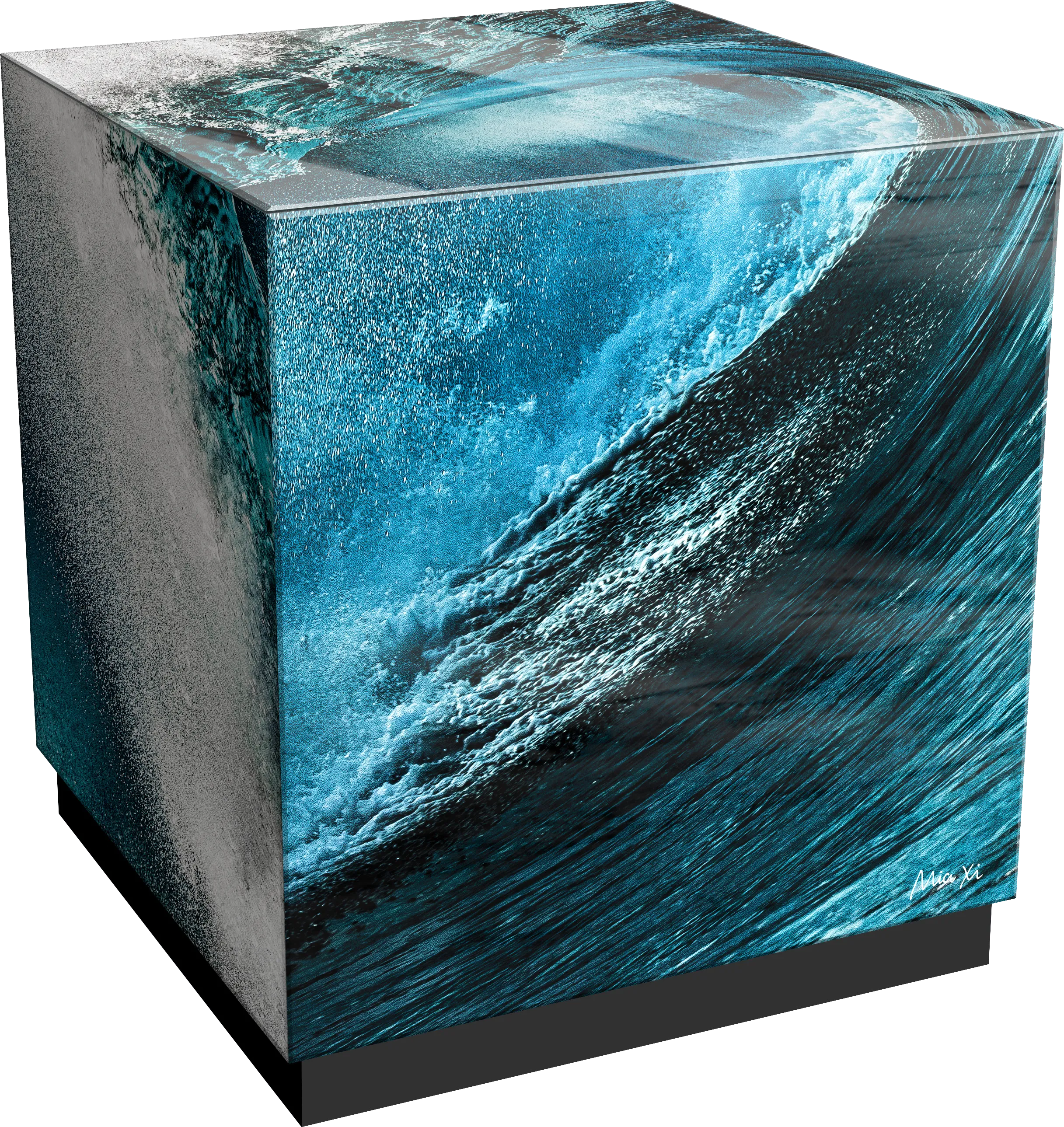 Pandarey Blue Accent Table - Thumbnail - Image 1