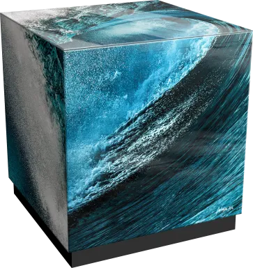 Pandarey Blue Accent Table