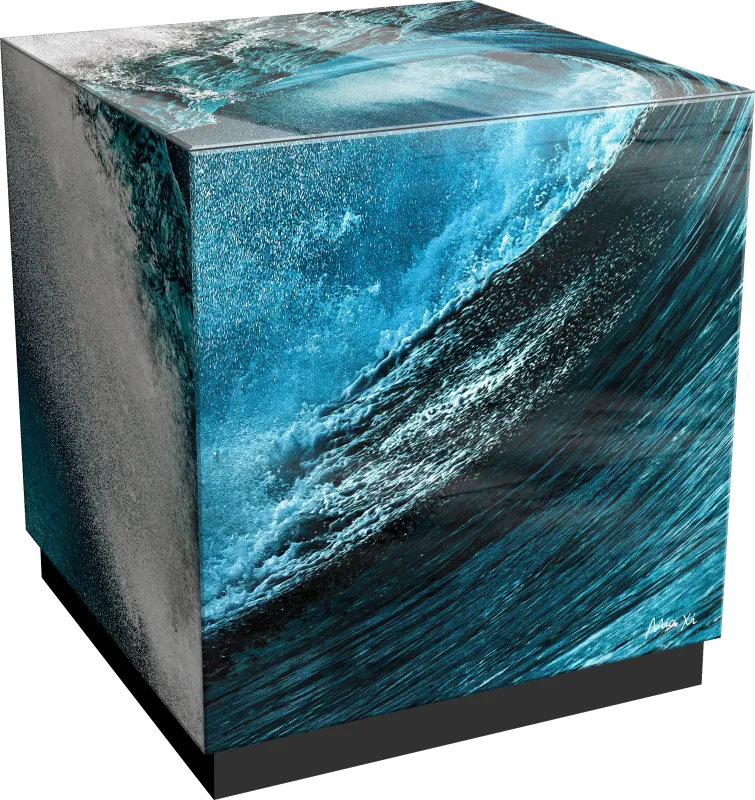 Pandarey Blue Accent Table
