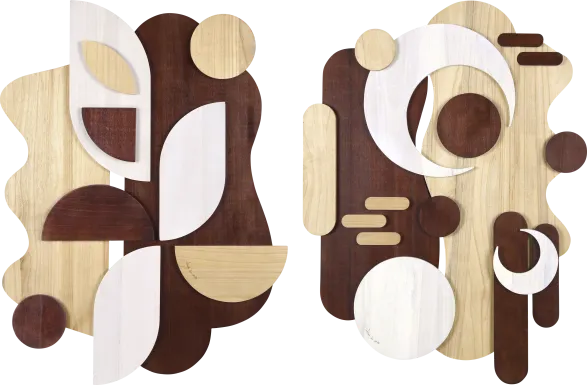 Sedillo Brown Wall Decor, Set of 2