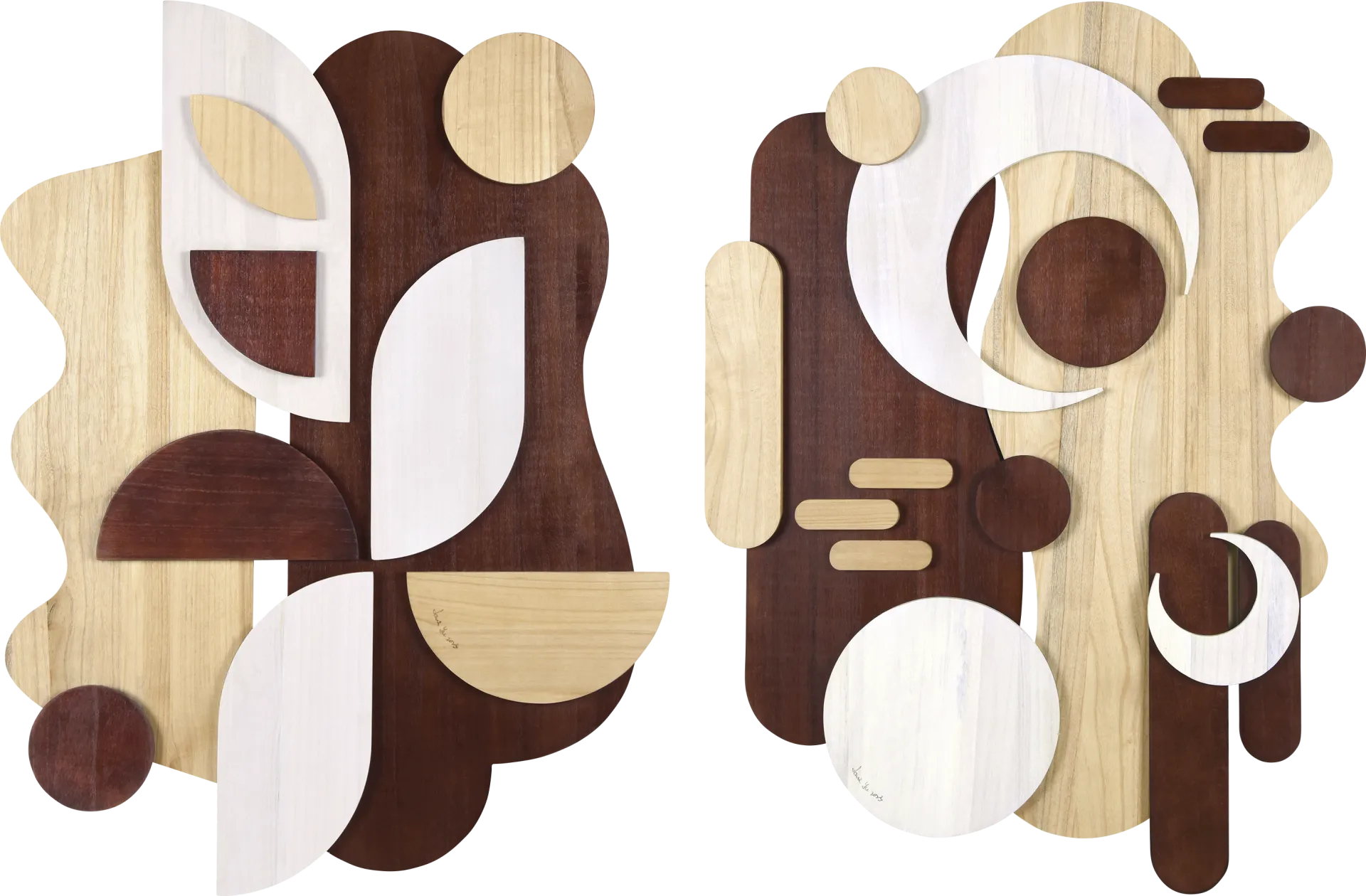 Sedillo Brown Wall Decor, Set of 2 - Image 1