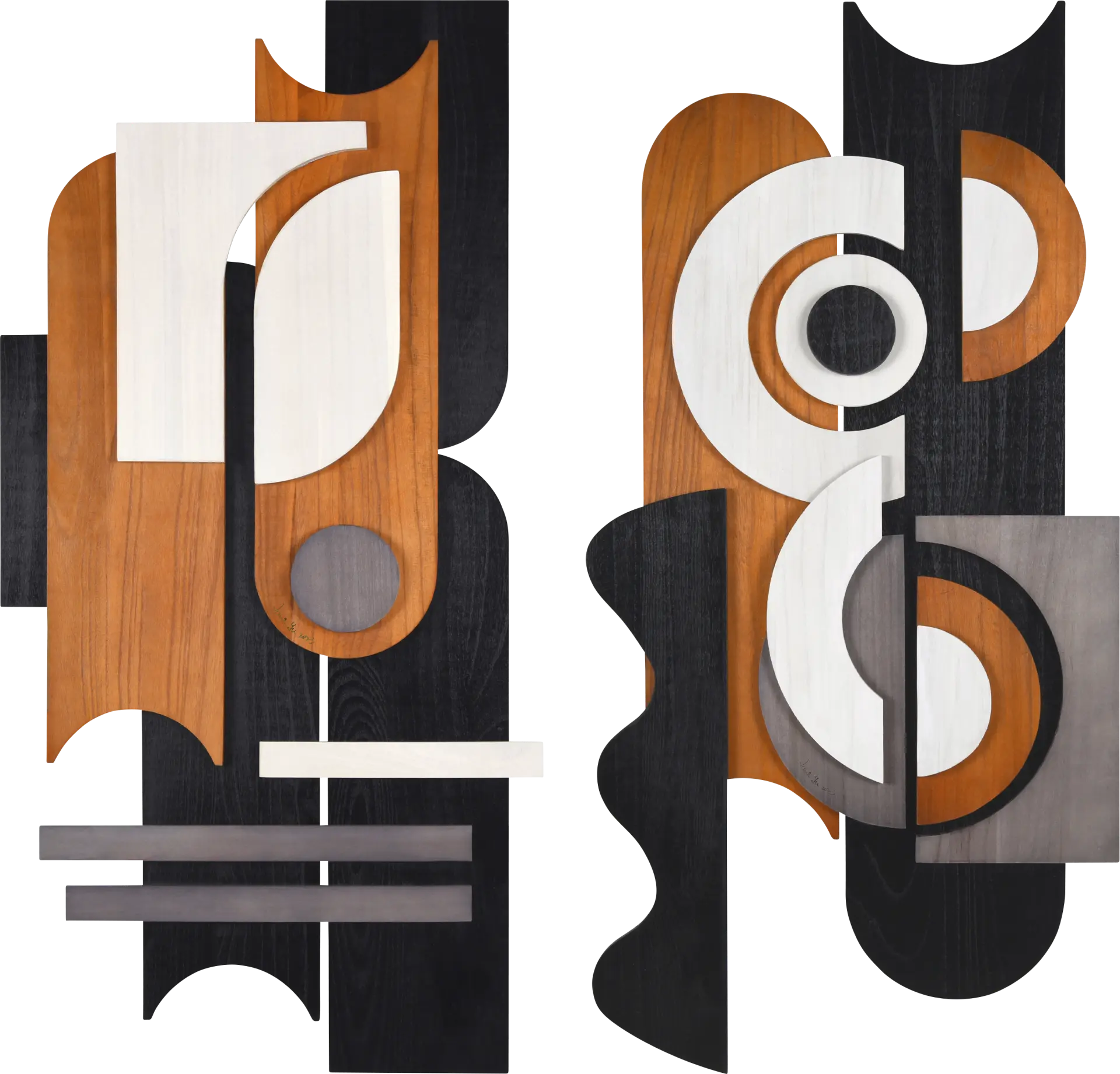 Sichler Orange Wall Decor, Set of 2