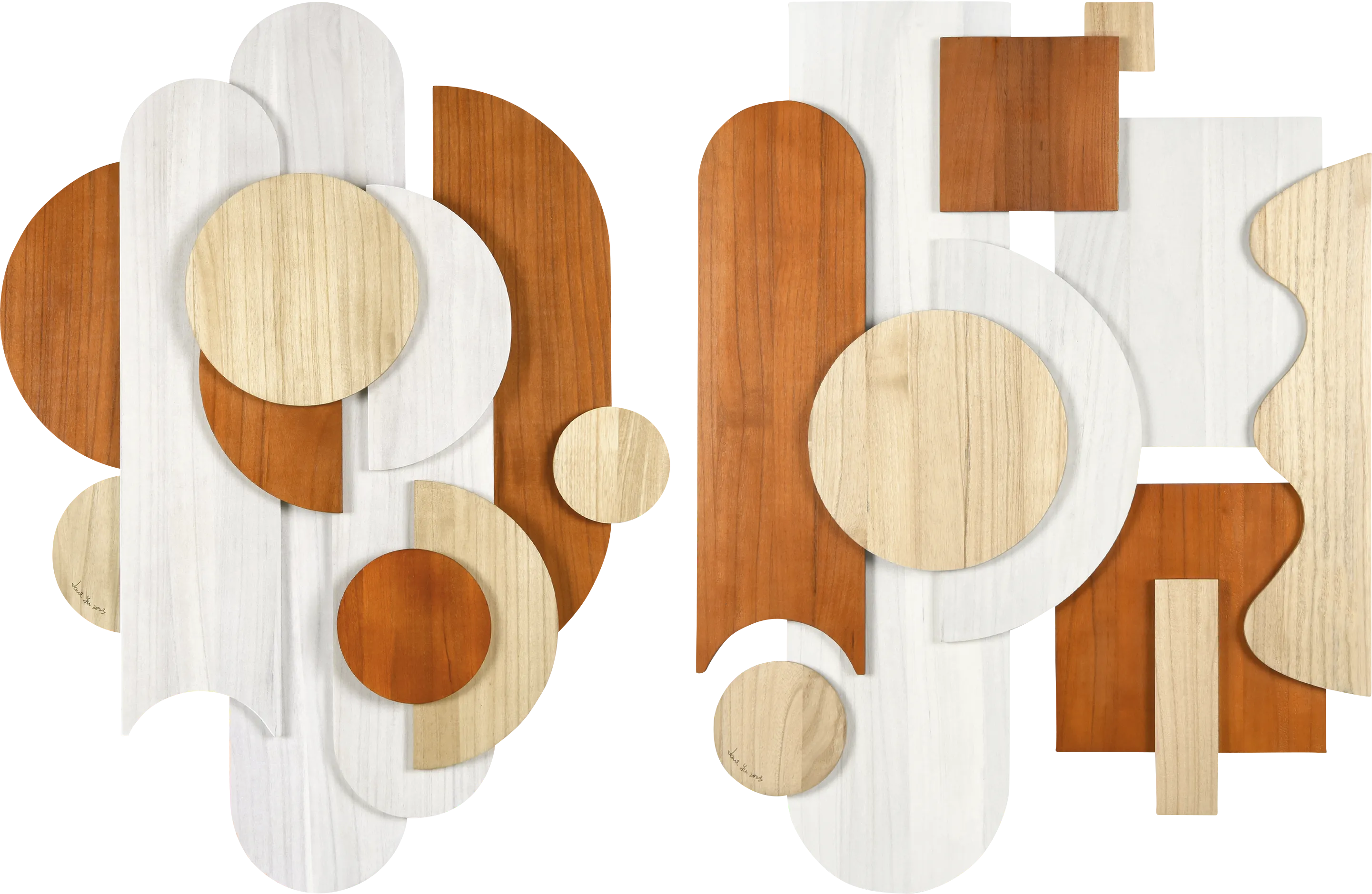 Tavalopa Beige Wall Decor, Set of 2 - Thumbnail - Image 1