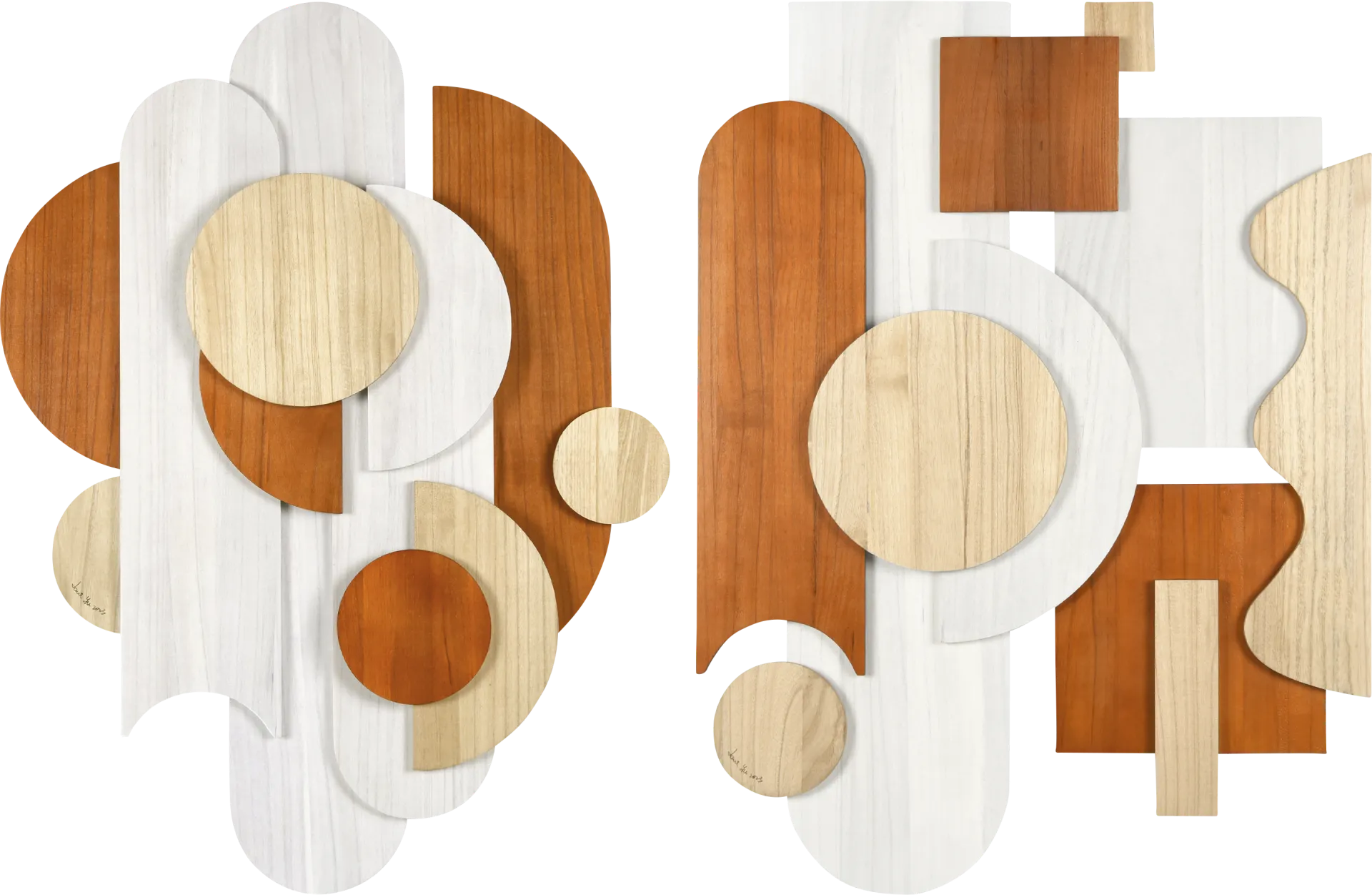 Tavalopa Beige Wall Decor, Set of 2 - Image 1