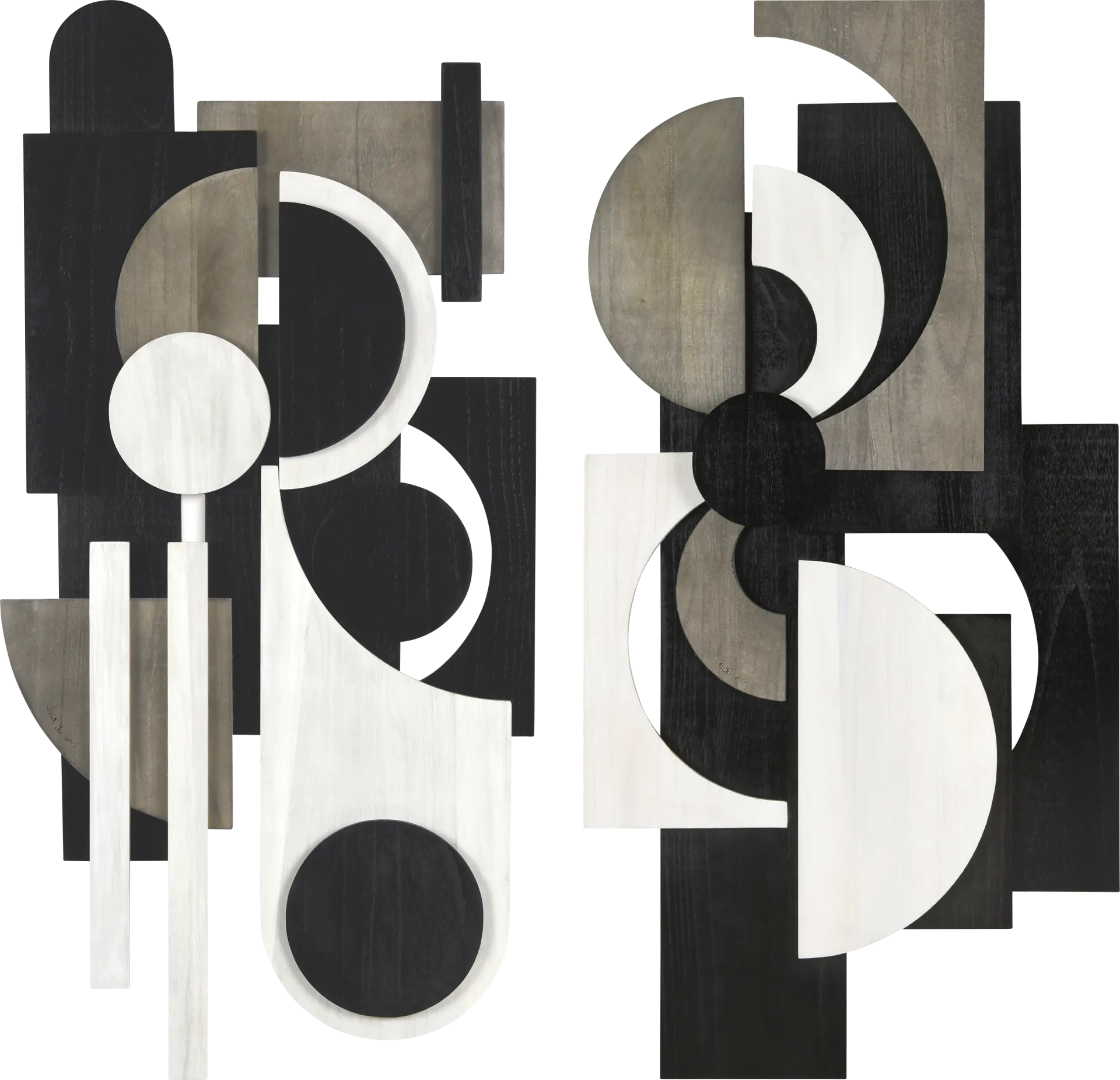 Tonore Black Wall Decor, Set of 2 - Image 1