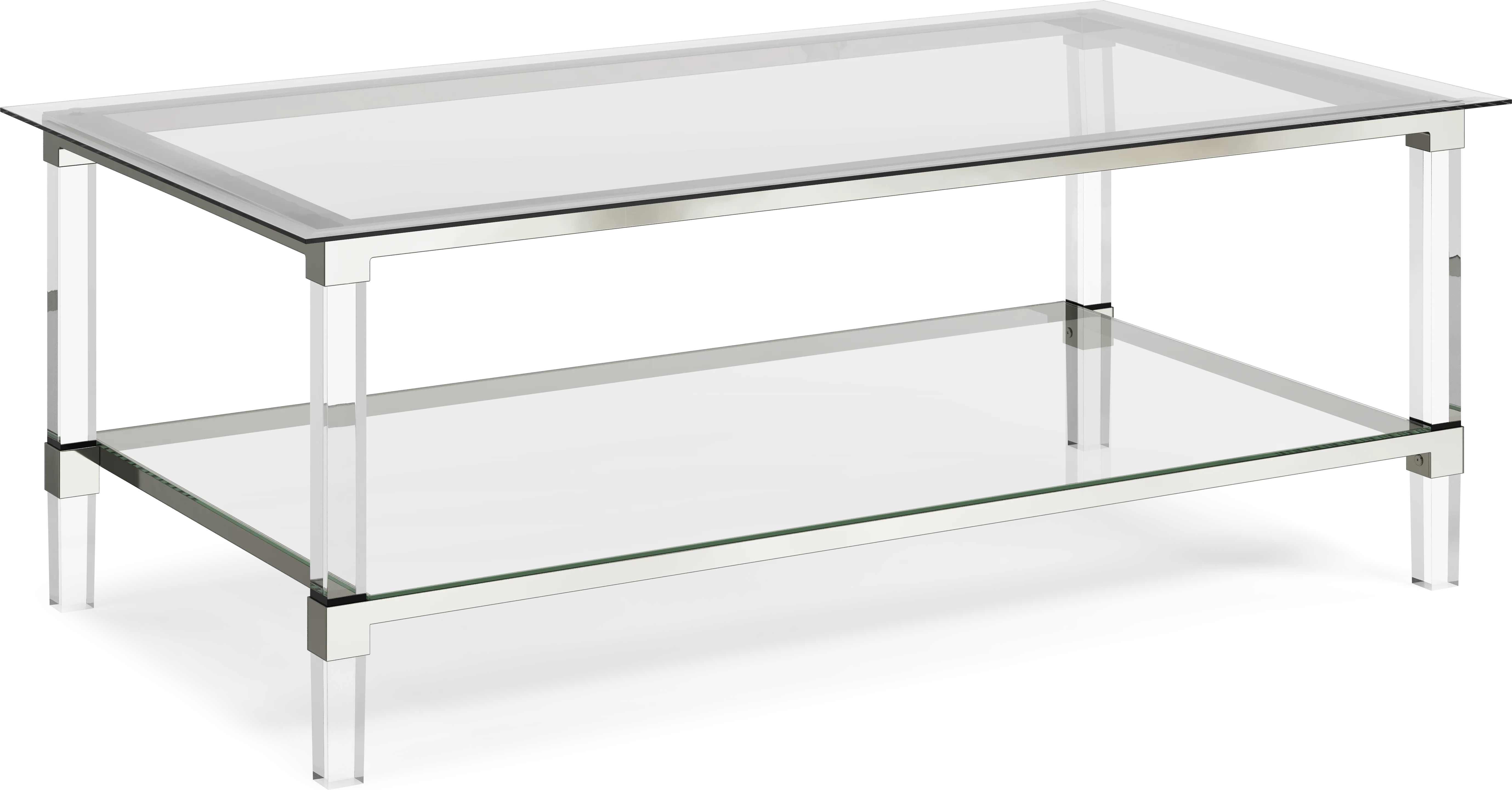Varna Silver Rectangle Cocktail Table - Thumbnail - Image 1