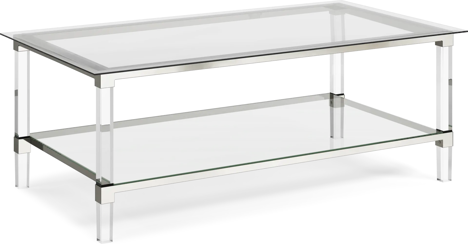 Varna Silver Rectangular Cocktail Table