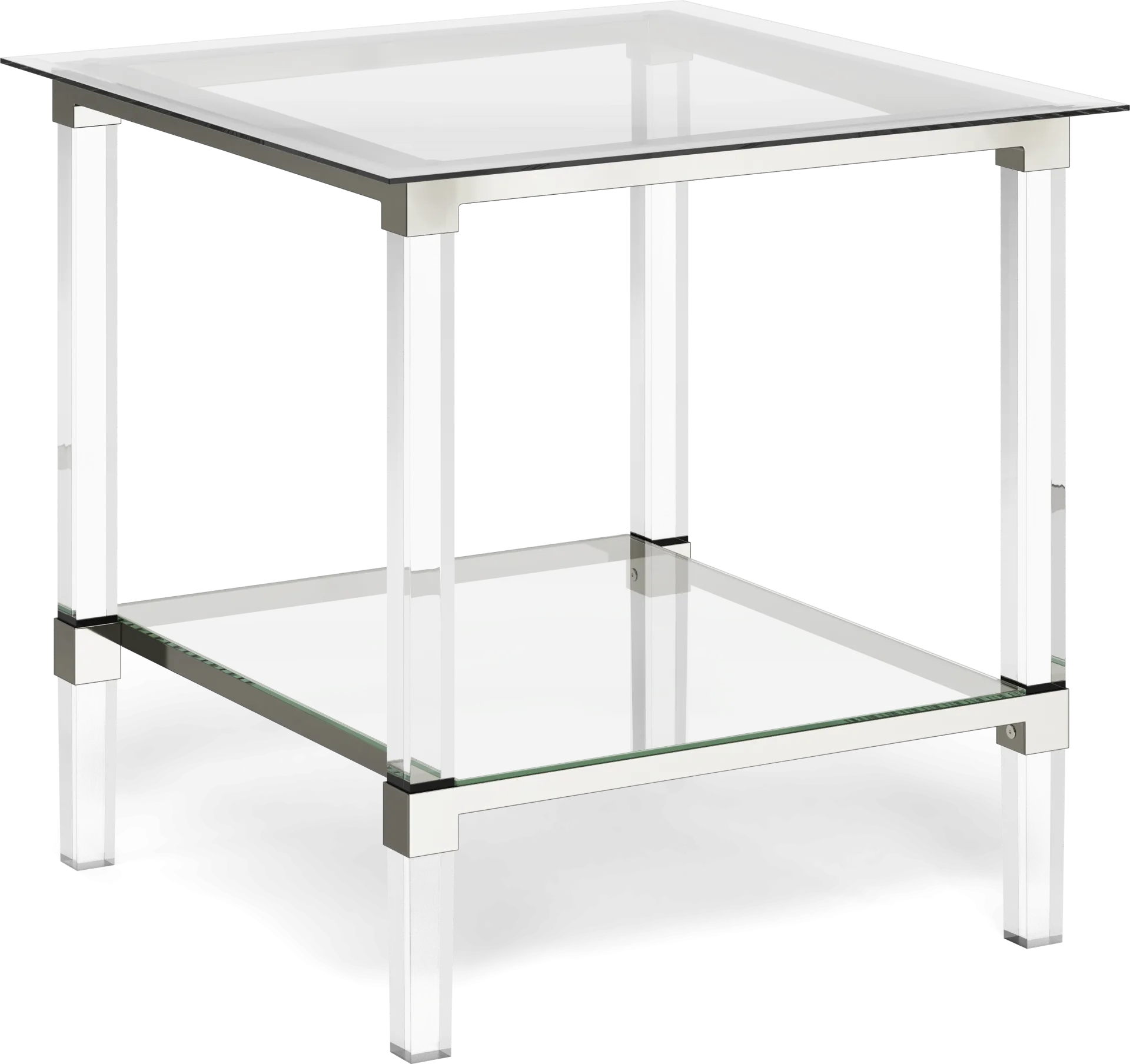 Varna Silver Square End Table - Image 1