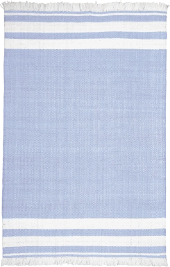 Kebba Blue 7' x 9'9 Indoor/Outdoor Rug