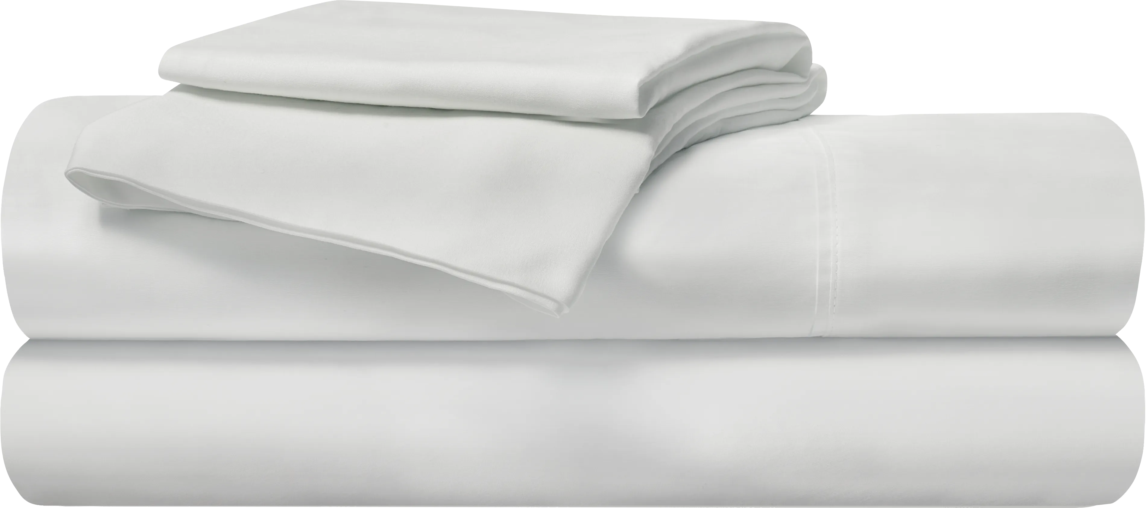 Bedgear Basic Bright White 4 Pc Queen Bed Sheet Set - Thumbnail - Image 1