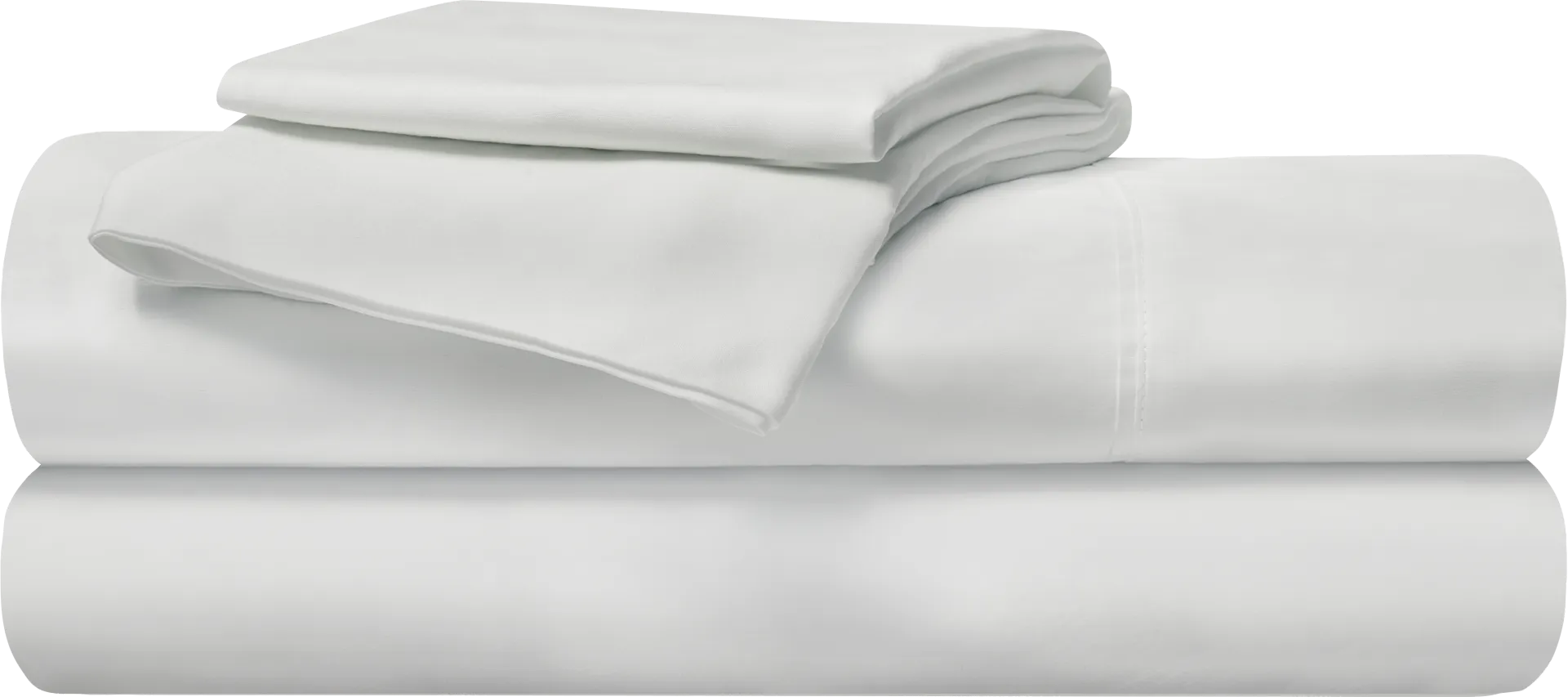 Bedgear Basic Bright White 4 Pc Queen Bed Sheet Set - Image 1