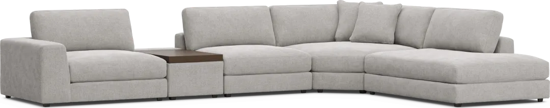 Gray 5 Pc ModularThree