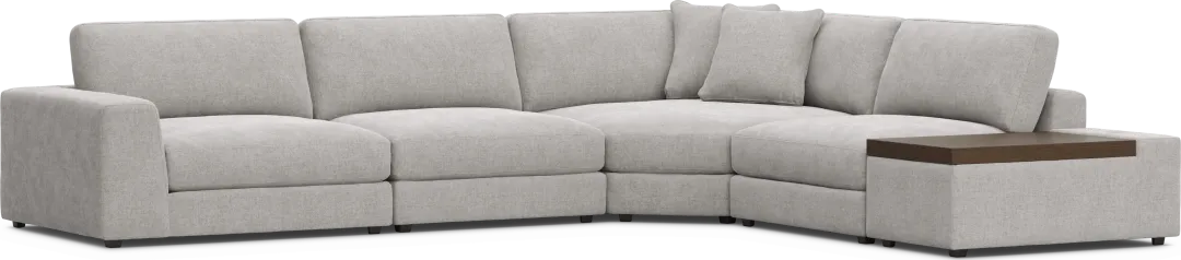 Gray 5 Pc ModularThree