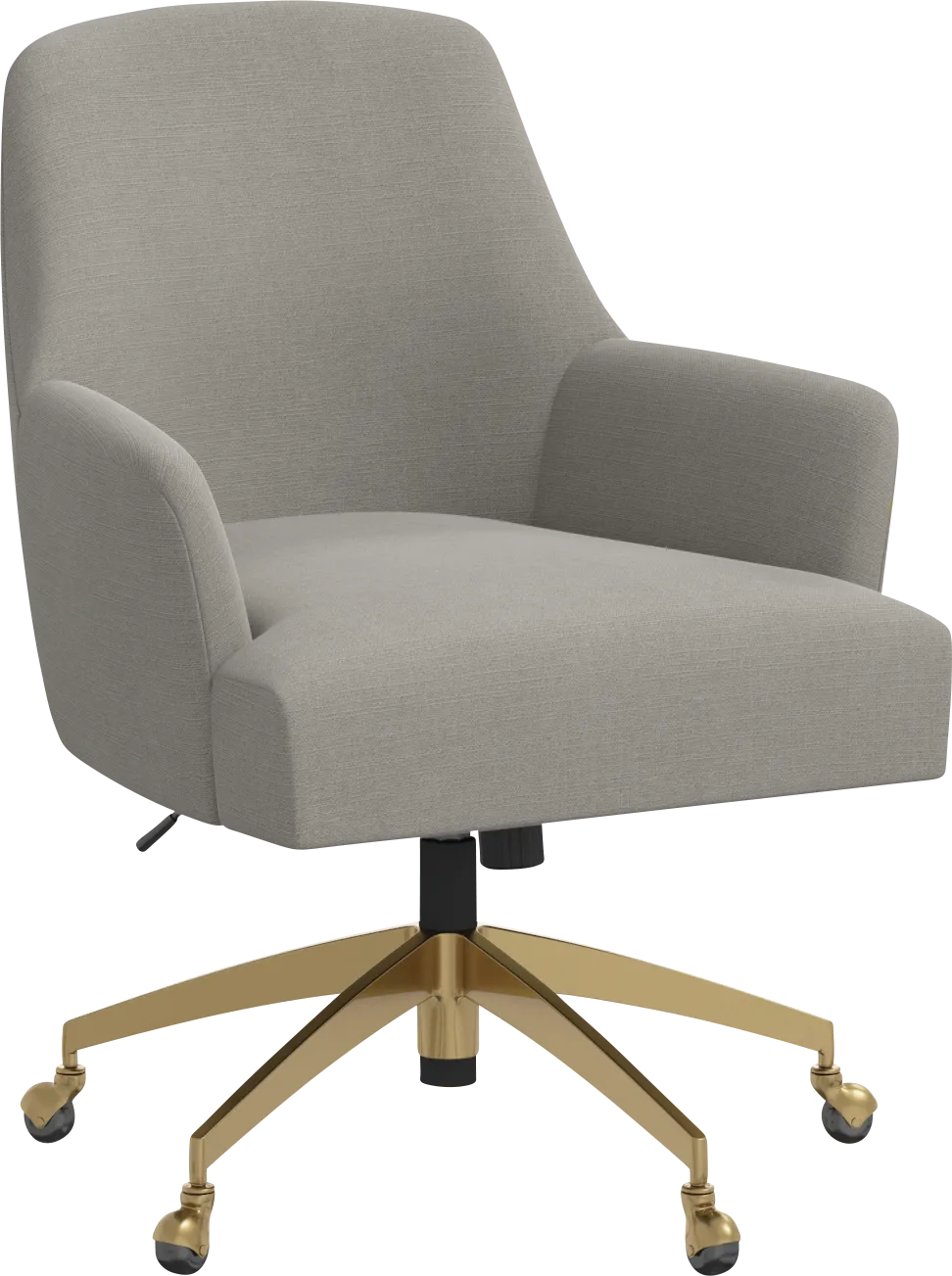 Dewstreet Gray Desk Chair - Image 1