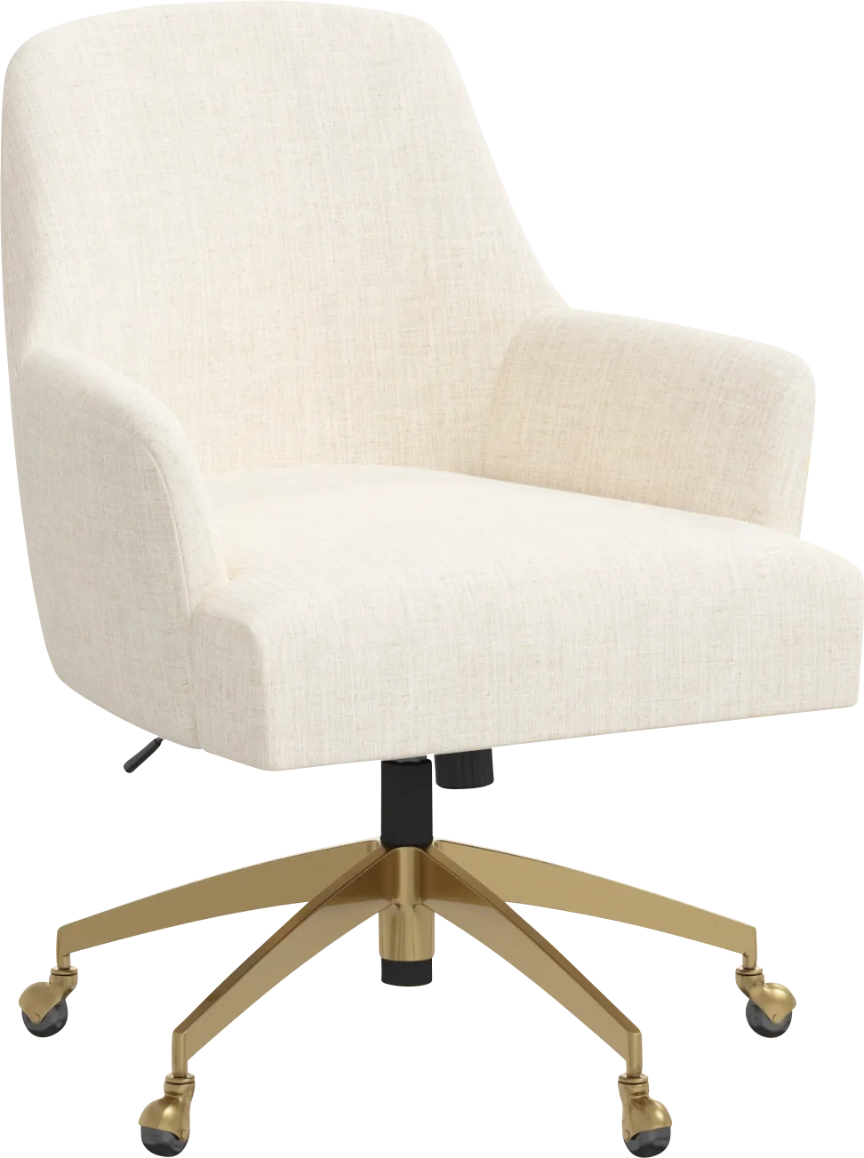 Dewstreet Beige Desk Chair - Thumbnail - Image 1