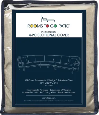 Pleasant Bay 4 Pc Patio Sectional Cover