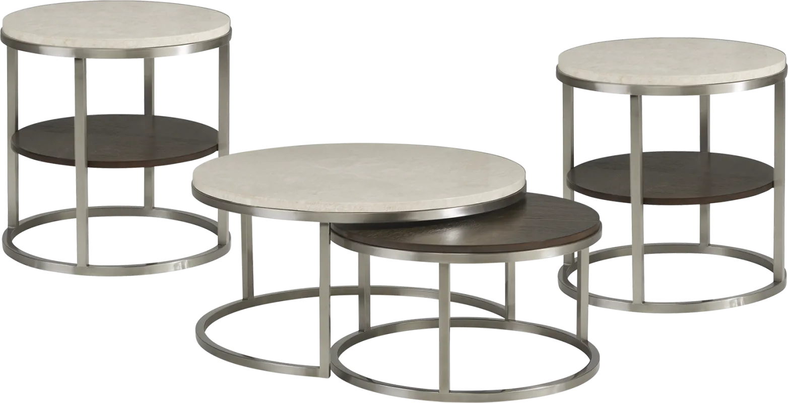 Eldren Tobacco 3 Pc Table Set