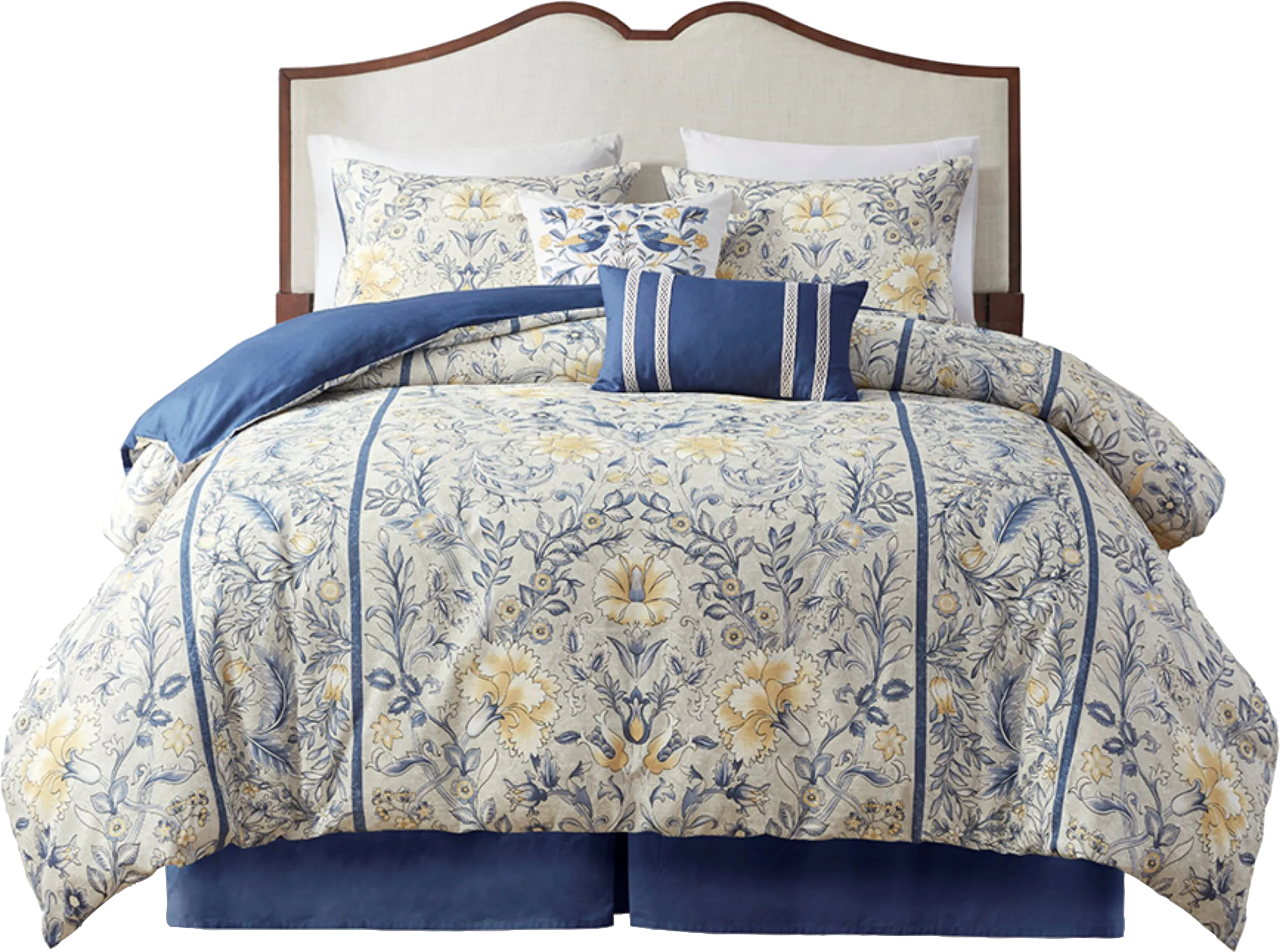 Belenne Multi 6pc Queen Comforter Set
