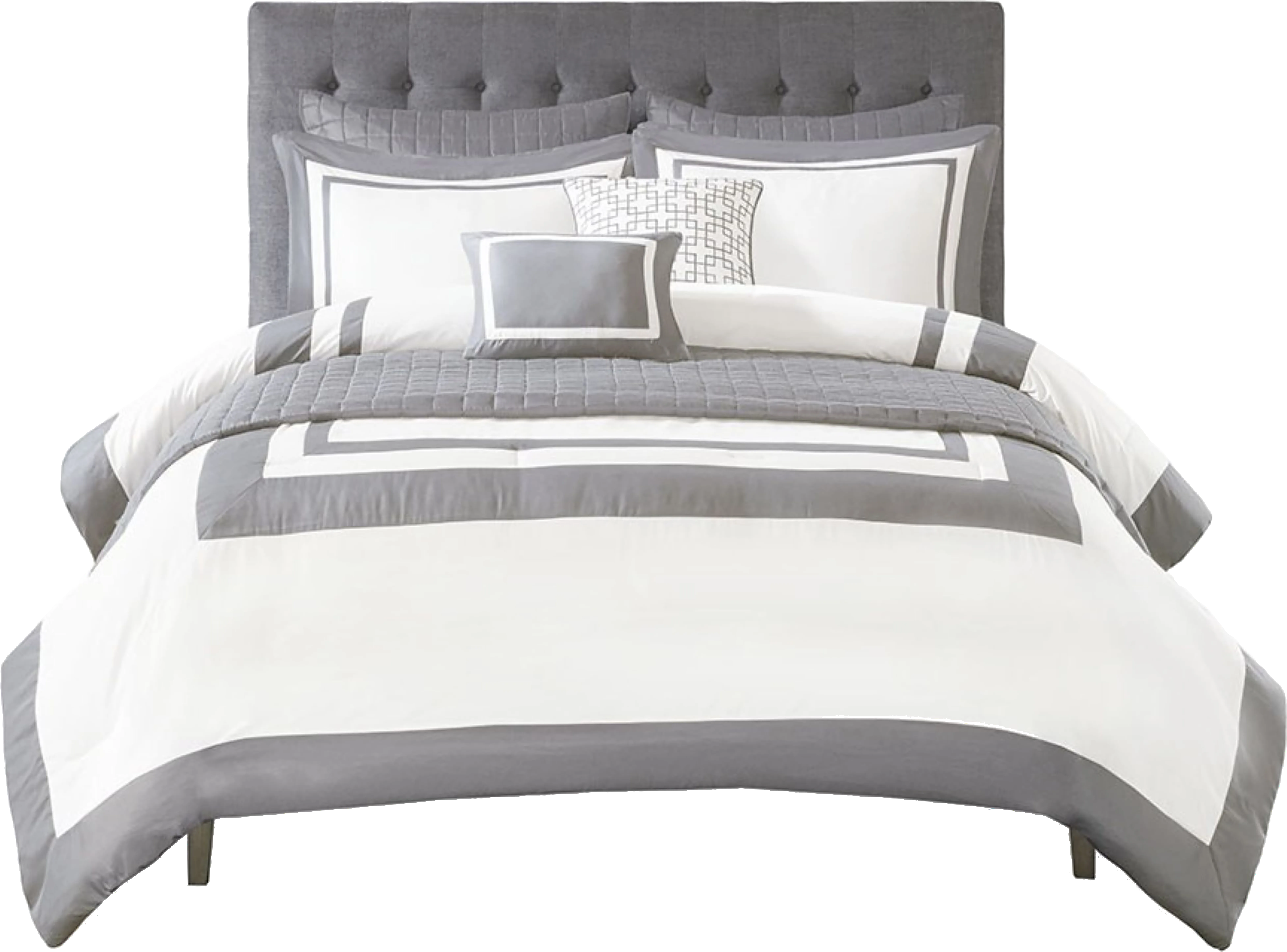 Wayde Gray 8 pc King/Cal Quilt Set