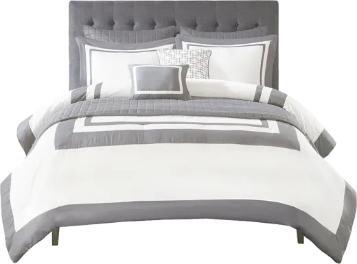 Wayde Gray 8 pc King/Cal Quilt Set