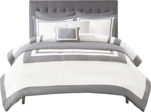 Wayde Gray 8 pc King/Cal Quilt Set