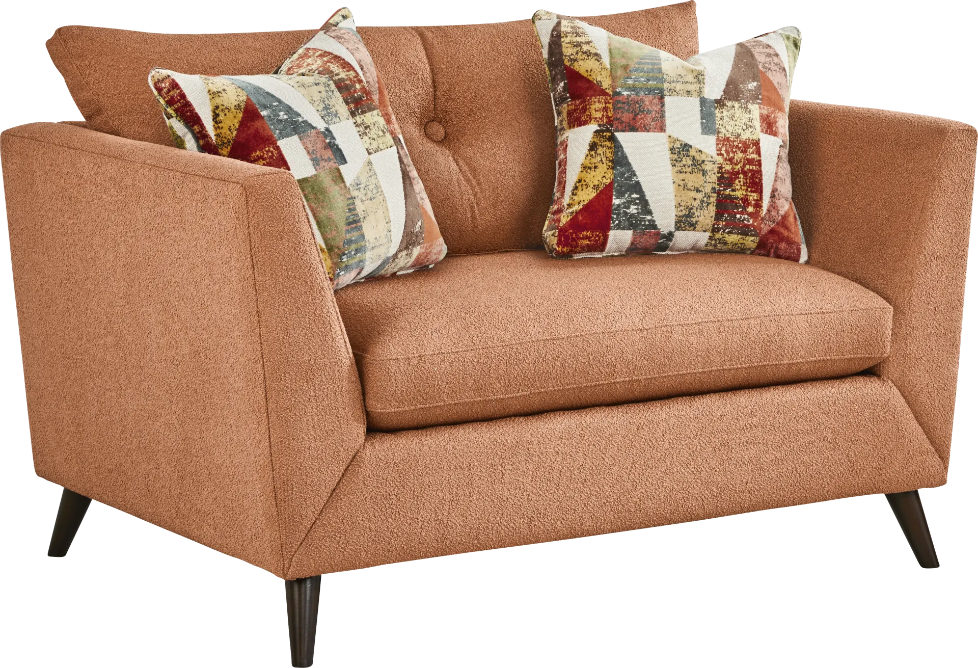 Copenhagen Terracotta 8 Pc Living Room with Sleeper Sofa - Image 8