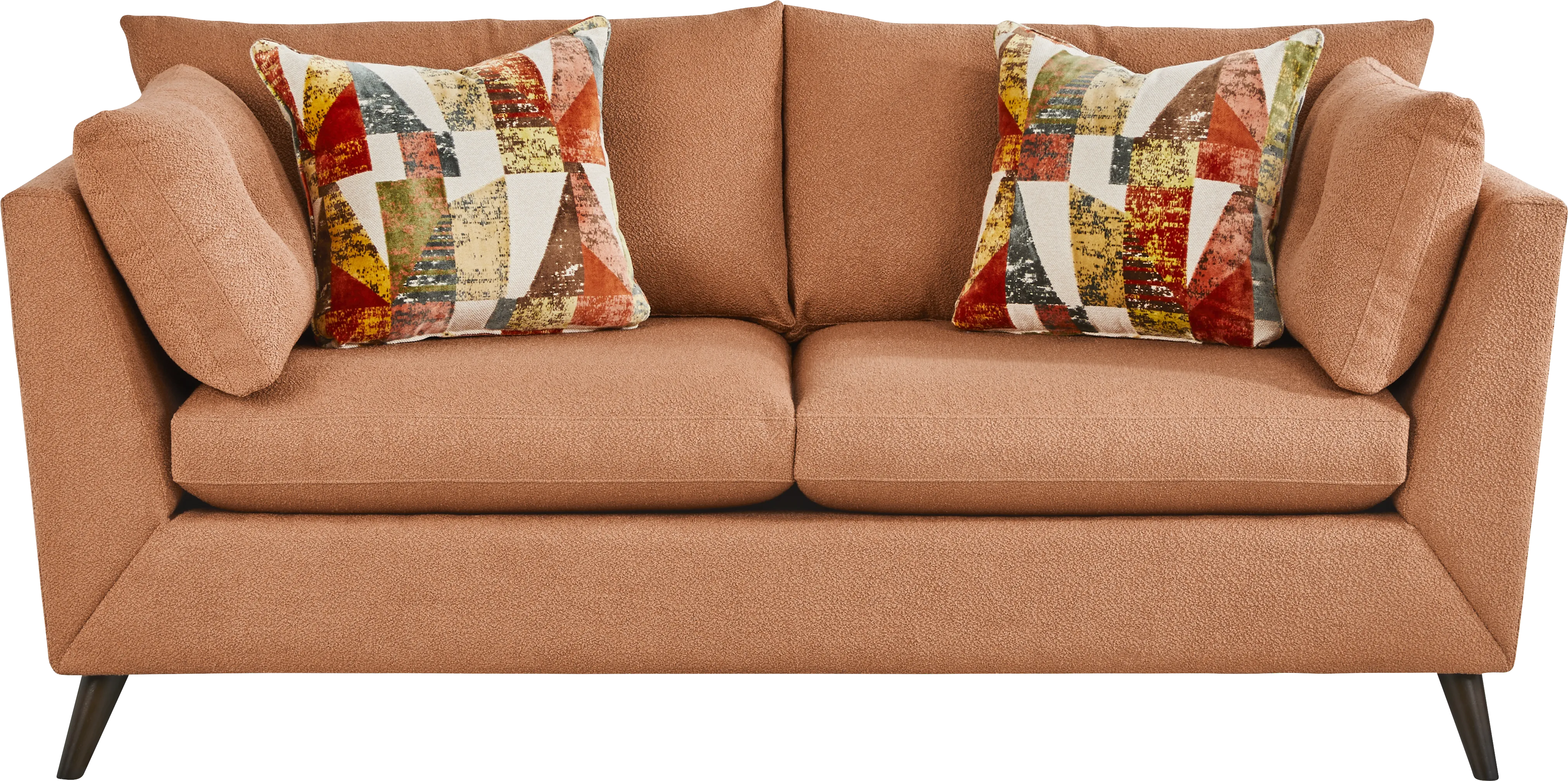 Copenhagen Terracotta 8 Pc Living Room with Sleeper Sofa - Thumbnail - Image 7