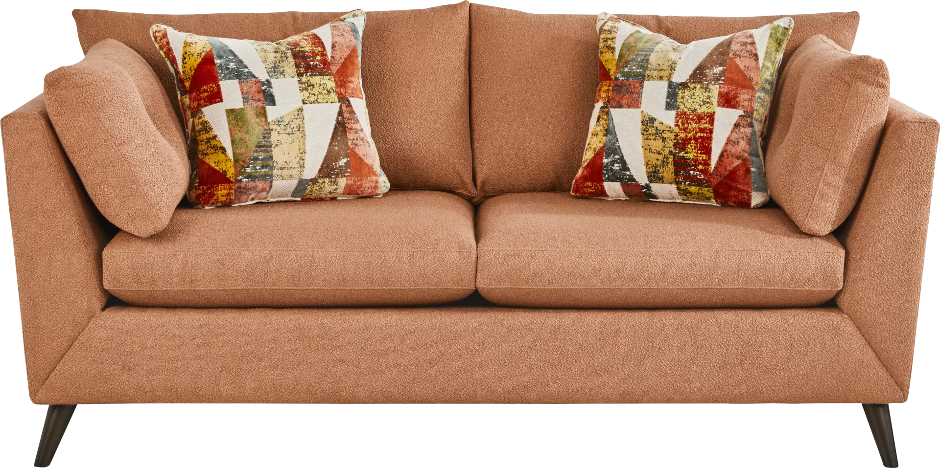 Copenhagen Terracotta 8 Pc Living Room with Sleeper Sofa - Image 7