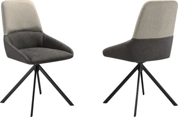 Applepar Gray Side Chair, Set of 2