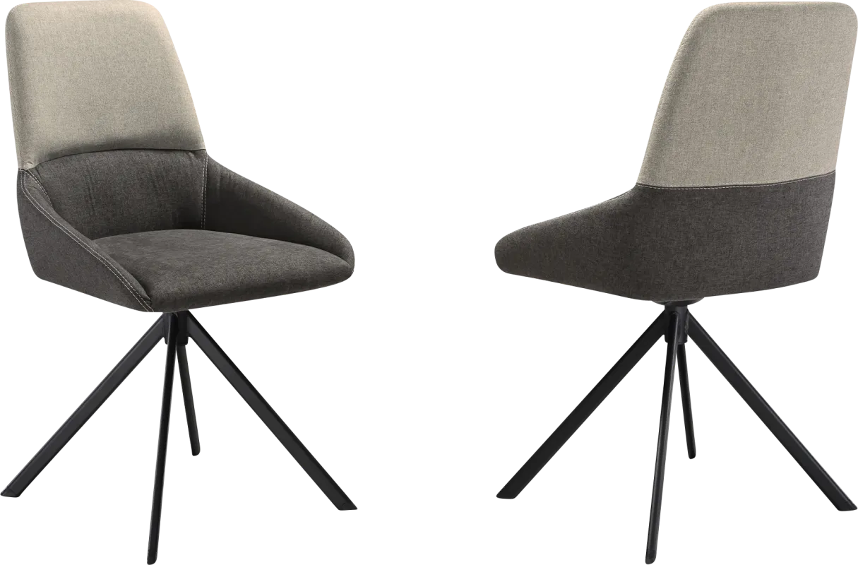 Applepar Gray Side Chair, Set of 2