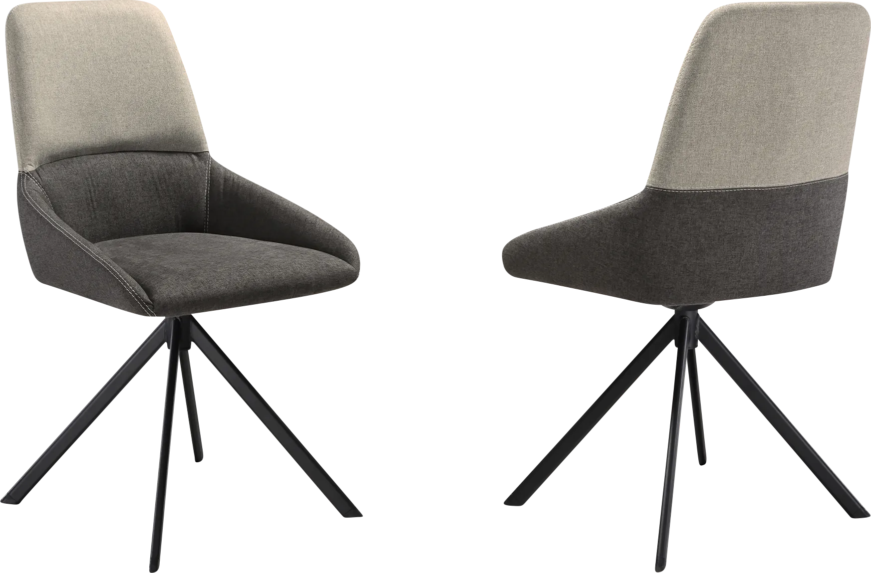 Applepar Gray Side Chair, Set of 2 - Image 1