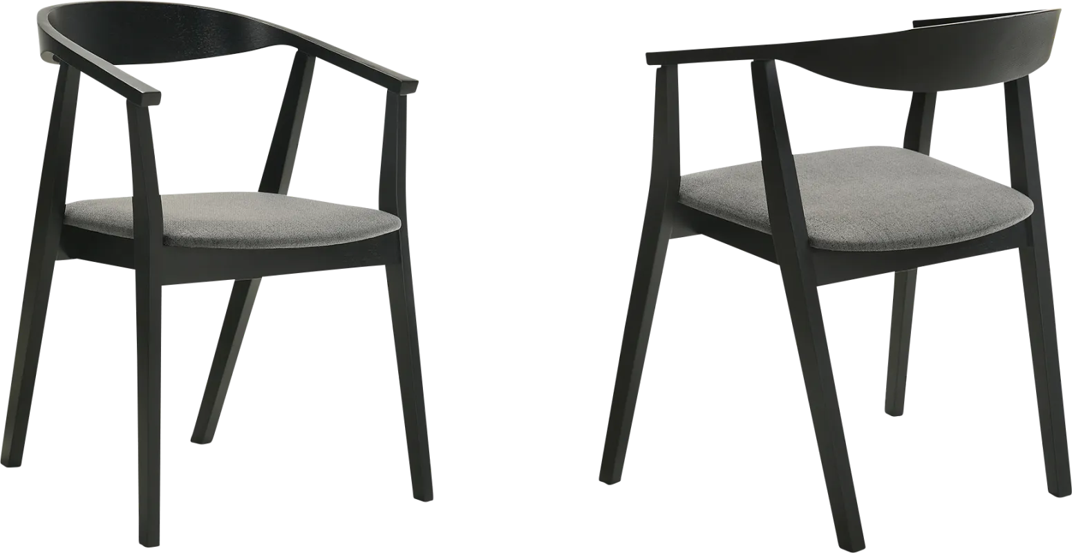 Cochbourg Gray Arm Chair, Set of 2