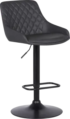 Dewrow Gray Adjustable Barstool