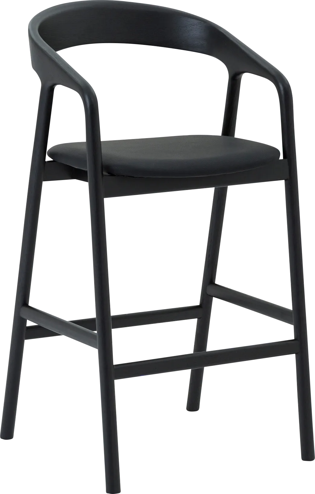 Routelow Black Barstool - Image 1