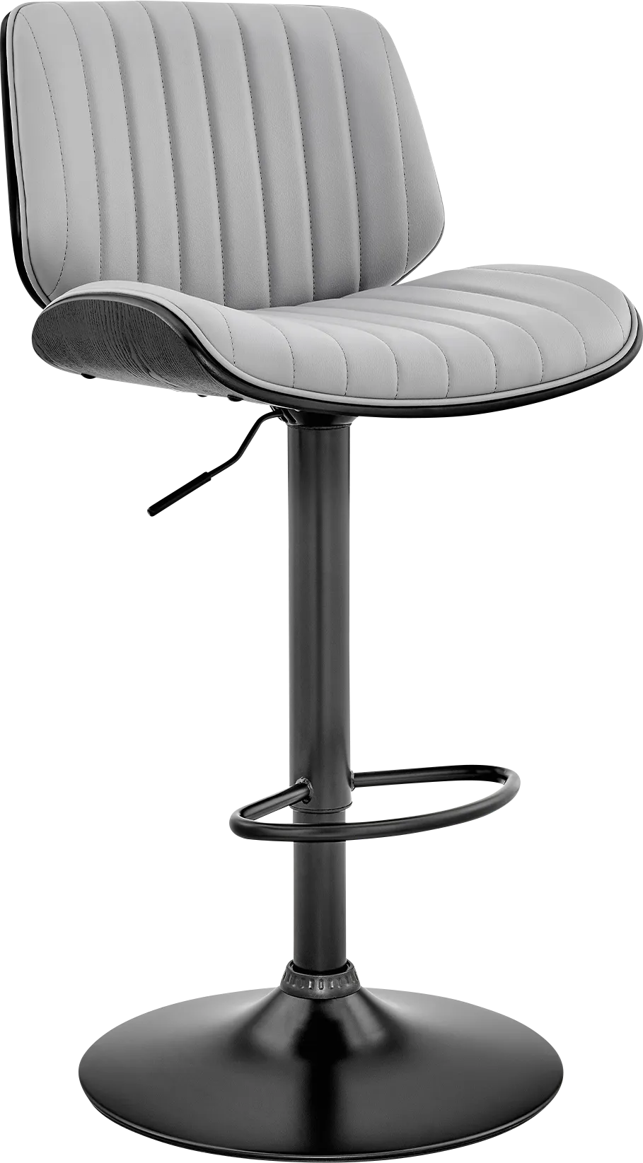 Jawla Gray Adjustable Barstool - Image 1