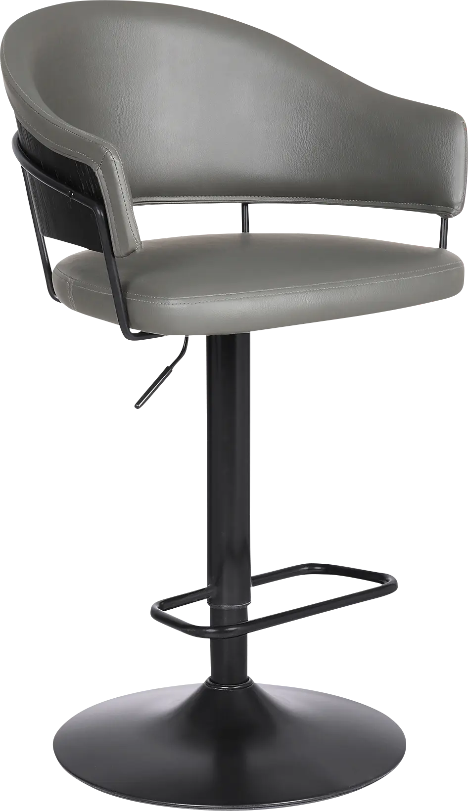 Shaahnaz Gray Adjustable Barstool