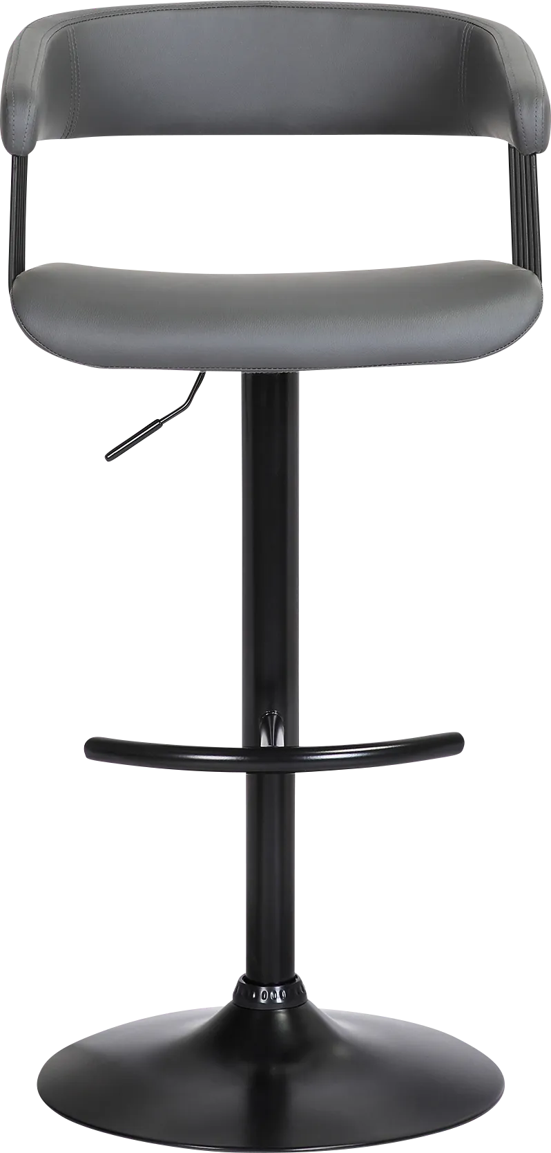 Jariya Charcoal Adjustable Barstool - Thumbnail - Image 1